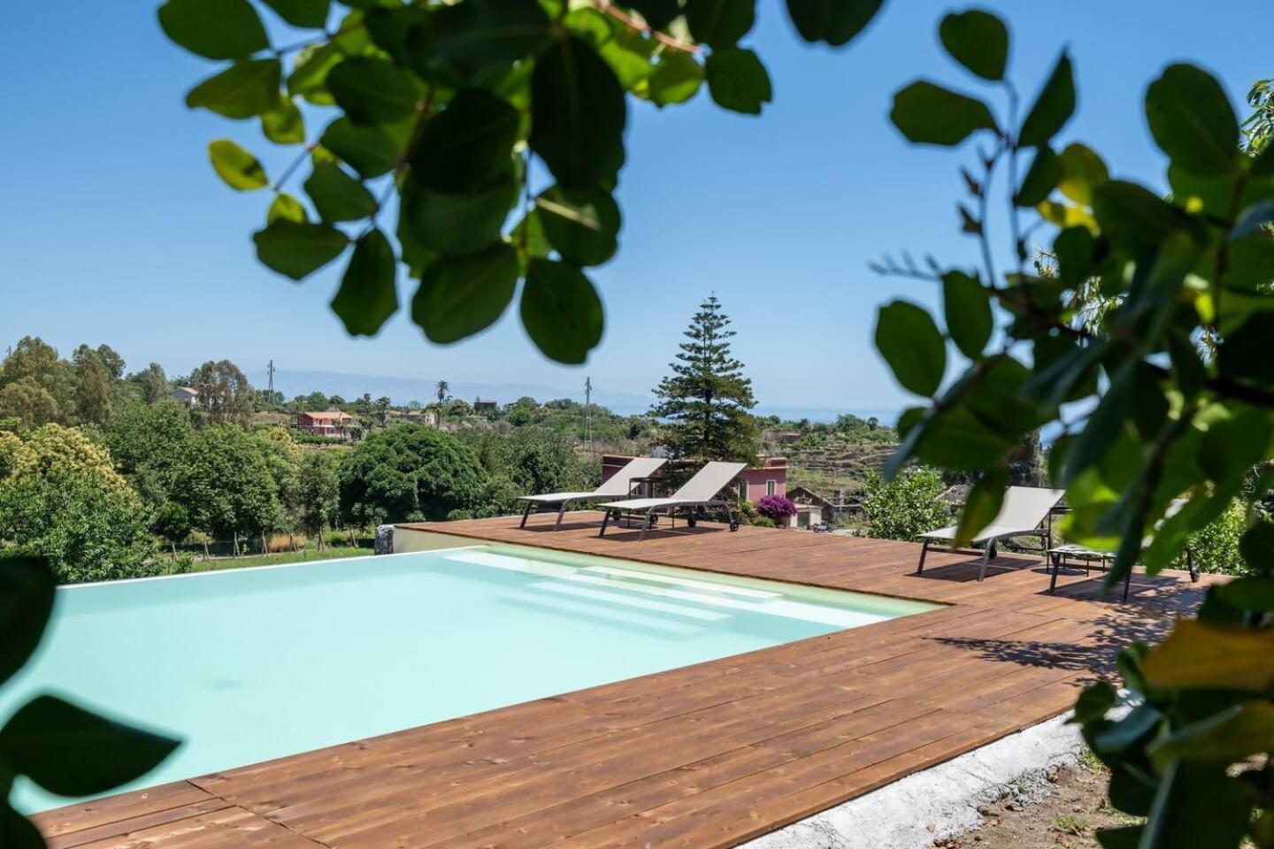 Villa Persea Santa Venerina Exterior foto