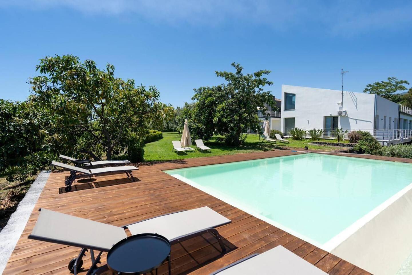 Villa Persea Santa Venerina Exterior foto