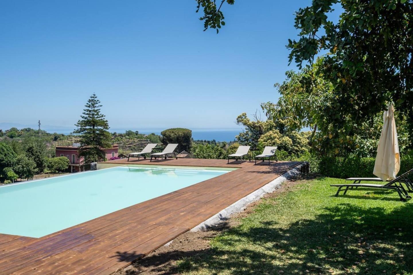 Villa Persea Santa Venerina Exterior foto